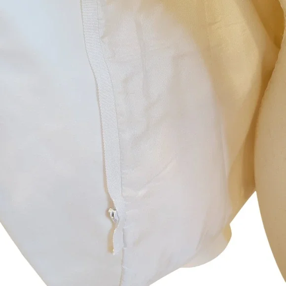 Veronica Beard White Cotton Blazer Dickey One Button Tailored Jacket Sz 4 Preppy - Picture 6 of 8